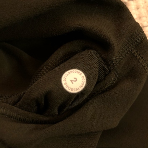 Lululemon Align Size 2 Dark Olive 28” - Picture 6 of 7